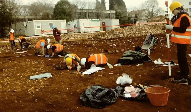 Kampus radovi, arheolozi, arheologija