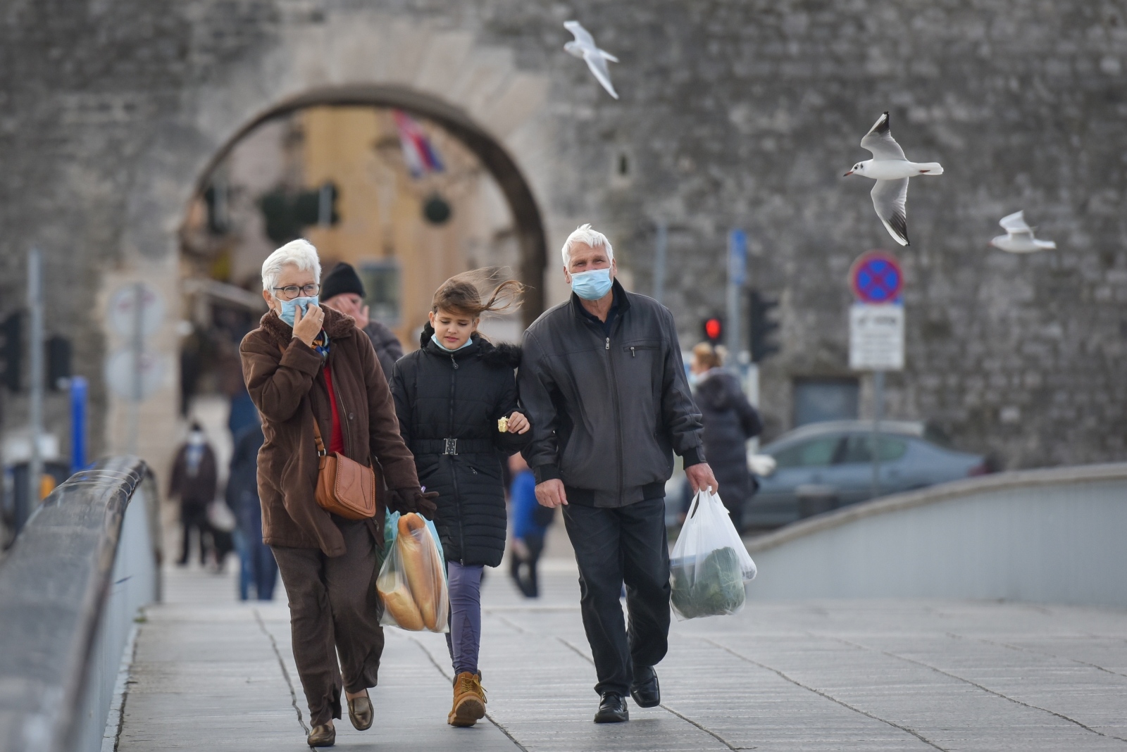Olujno jugo u Zadru, 5. prosinca 2020.