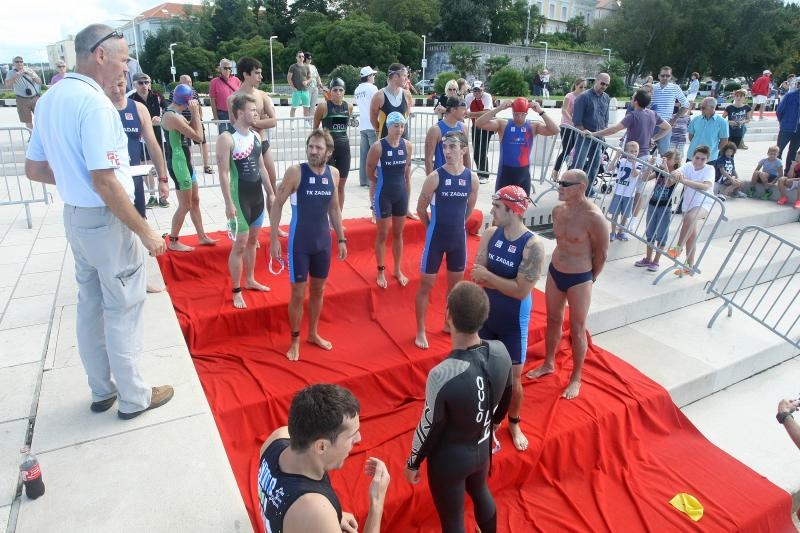 Na rivi je odrzan Zadarski aquathlon 2014. Odrzana su tri programa: prvenstvo Hrvatske u klasicnom akvatlonu: 1000m plivanje/5000 m trcanje, prvenstvo grada Zadra 500m plivanje/2500 m trcanje te akvatlon za djecu. Photo: Dino Stanin/PIXSELL Na rivi je odrzan Zadarski aquathlon 2014. Odrzana su tri programa: prvenstvo Hrvatske u klasicnom akvatlonu: 1000m plivanje/5000 m trcanje, prvenstvo grada Zadra 500m plivanje/2500 m trcanje te akvatlon za djecu. Photo: Dino Stanin/PIXSELL