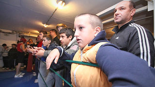 Javni sparing u boksačkom klubu Zlatna rukavica (foto:Saša Čuka)