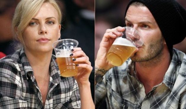 Charlize Theron i David Beckham (Foto: tportal.hr)