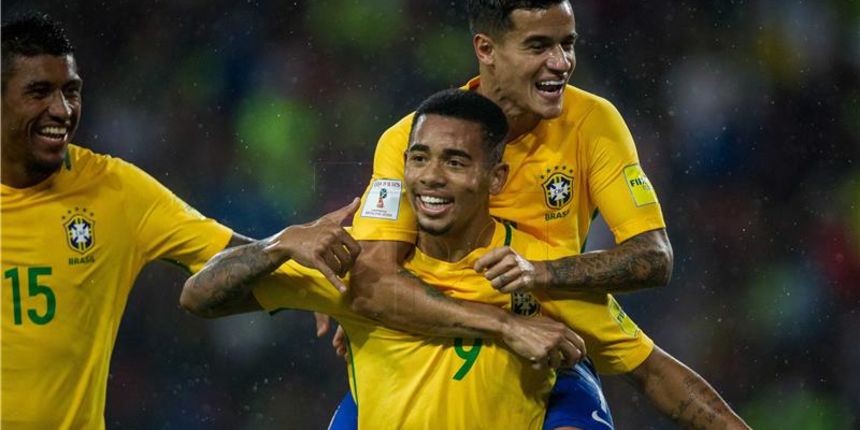 Brazilska nogometna reprezentacija, foto: Hina Brazilska nogometna reprezentacija, foto: Hina