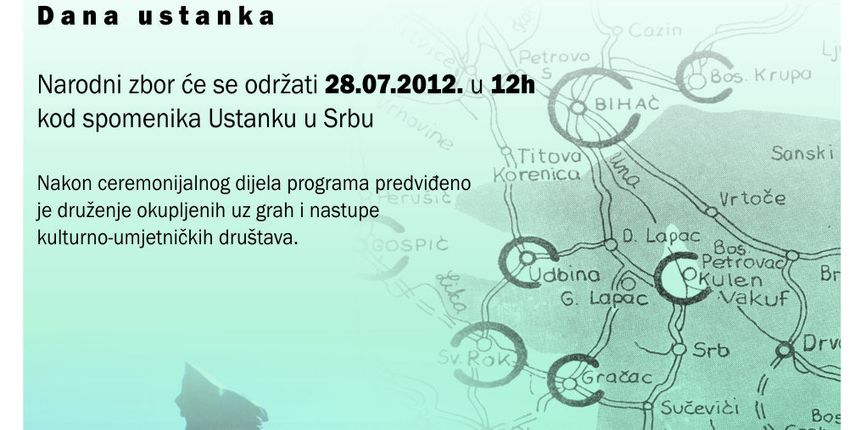 28. srpnja u Srbu slavi se Dan ustanka naroda Like