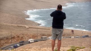 Olujna bura prekinula trajektni promet između Prizne i Žigljena. Photo: Dalibor Urukalović/PIXSELL Olujna bura prekinula trajektni promet između Prizne i Žigljena. Photo: Dalibor Urukalović/PIXSELL