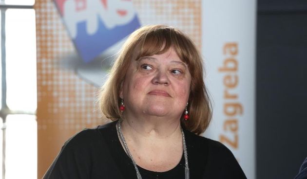 U klubu Katran, Radnicka 27, ministrica Anka Mrak Taritas odrzala tribinu o GUP-u. Photo: Zarko Basic/PIXSELL