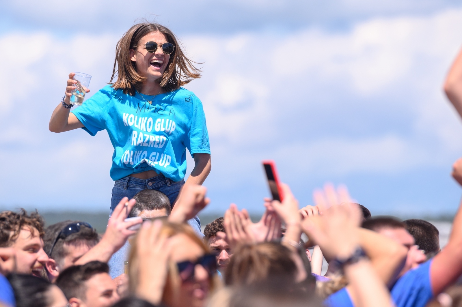 Zadarski maturanti obilježili kraj škole na rivi