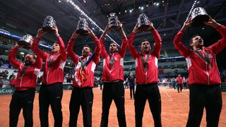 Veliko slavlje hrvatskih tenisača nakon osvajanja Davis Cupa