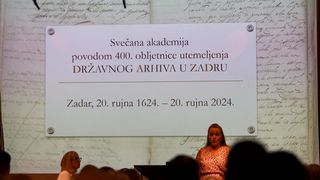 Svečana akademija povodom obilježavanja 400. obljetnice utemeljenja Državnog arhiva Svečana akademija povodom obilježavanja 400. obljetnice utemeljenja Državnog arhiva