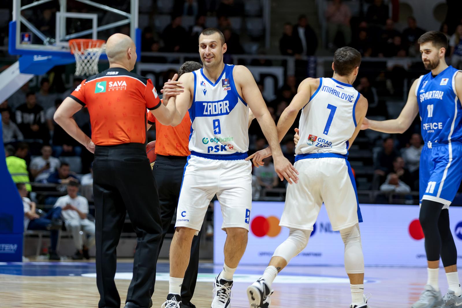 AdmiralBet ABA liga, 14. kolo: KK Zadar – Spartak Office Shoes AdmiralBet ABA liga, 14. kolo: KK Zadar – Spartak Office Shoes