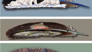 Slikarije na perju (foto: Andfunforall.blogspot.com)