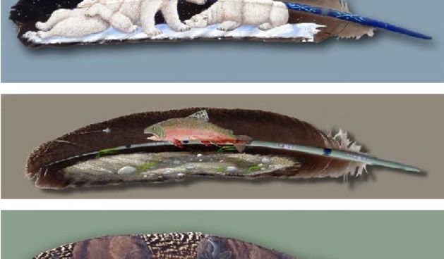 Slikarije na perju (foto: Andfunforall.blogspot.com)