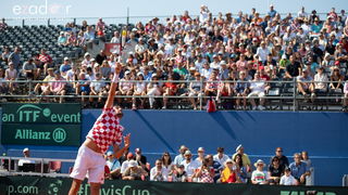 Davis Cup: Vruća navijačka atmosfera u meču Ćilića i Querreya