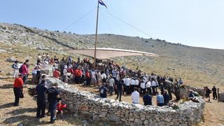 Obilježena 9. obljetnica kornatske tragedije u kojoj je život izgubilo 12 vatrogasaca. Photo: Hrvoje Jelavić/PIXSELL Obilježena 9. obljetnica kornatske tragedije u kojoj je život izgubilo 12 vatrogasaca. Photo: Hrvoje Jelavić/PIXSELL