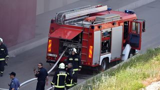 U trgovačkom centru Dalmare u Šibeniku izbila dva požara