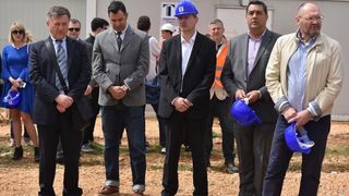 Biograd na Moru: Postavljen kamen temeljac za zabavni park Mirnovec. Foto: Dino Stanin/PIXSELL Biograd na Moru: Postavljen kamen temeljac za zabavni park Mirnovec. Foto: Dino Stanin/PIXSELL