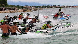 Plaža Jadro u Viru: Finalni dan posljednje utrke Alpe Adria Jet Ski Toura 2016. Foto: Kažimir Škrbić/Virski list