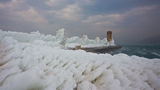 Senj u zagrljaju ledenog pokrivača, foto: Leo Banić
