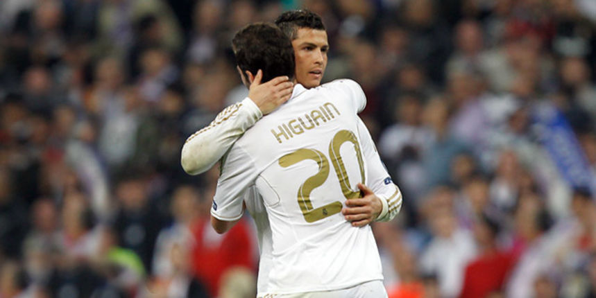 Cristiano Ronaldo i Gonzalo Higuain, foto: realmadrid.com