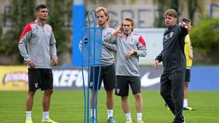 Trening hrvatske nogometne reprezentacije 2. rujna 2014. Photo: Igor Kralj/PIXSELL Trening hrvatske nogometne reprezentacije 2. rujna 2014. Photo: Igor Kralj/PIXSELL