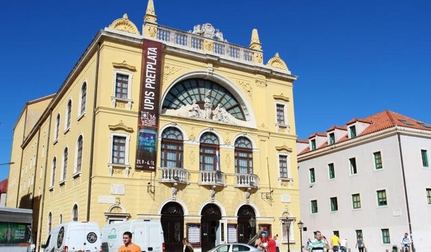 Zgrada Hrvatskoh narodnog kazalista. Photo: Miranda Cikotic/PIXSELL