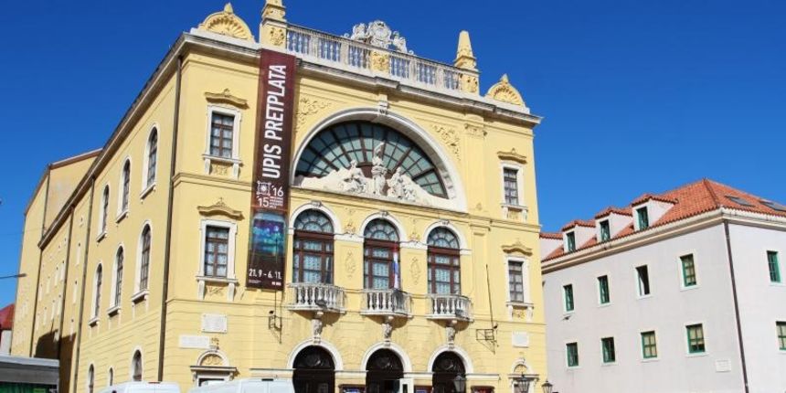 Zgrada Hrvatskoh narodnog kazalista. Photo: Miranda Cikotic/PIXSELL