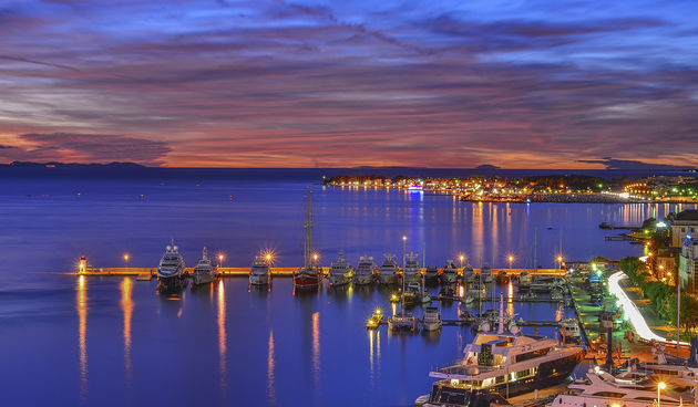 Bajkoviti zadarski suton 17. rujna 2013. Foto: Marin Šermina Pitton