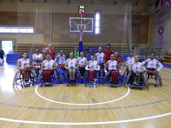 Hrvatska košarkaška reprezentacija u kolicima nastupila na EP divizije B u Sarajevu Hrvatska košarkaška reprezentacija u kolicima nastupila na EP divizije B u Sarajevu