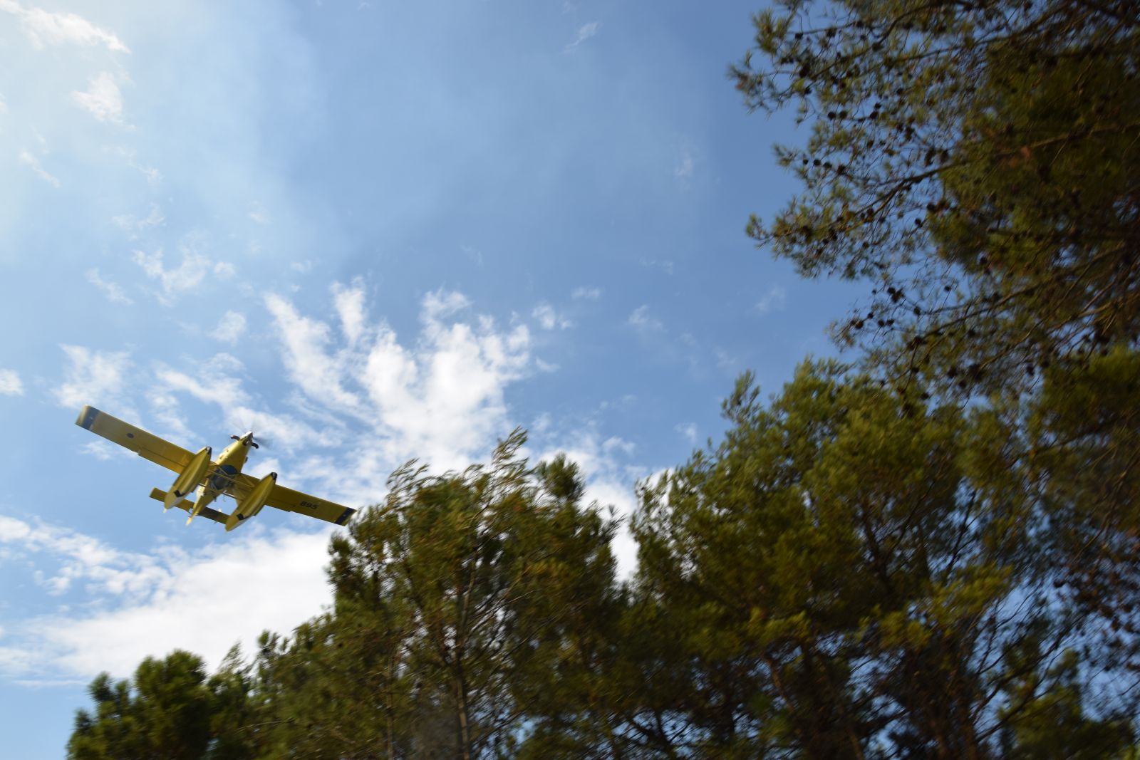 Zračne i kopnene snage gase požar kod Kožina Zračne i kopnene snage gase požar kod Kožina