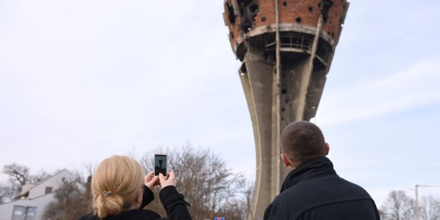 Predsjednica u Vukovaru Predsjednica u Vukovaru