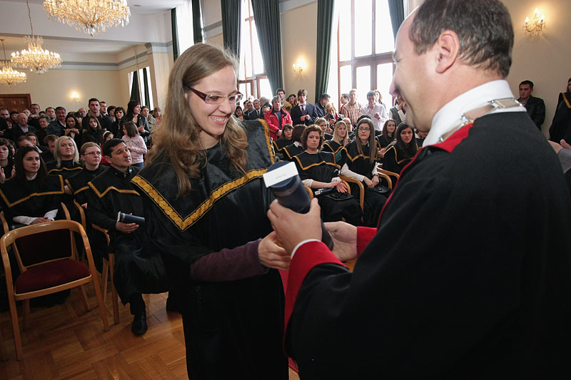 Promocija diplomiranih studenata, 7. ožujka 2009. (foto: Marin Gospić)