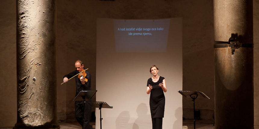 Barlaam i Jozafat u crkvi svetog Donata, foto: Darko Belancic