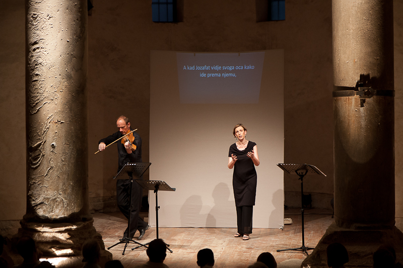 Barlaam i Jozafat u crkvi svetog Donata, foto: Darko Belancic