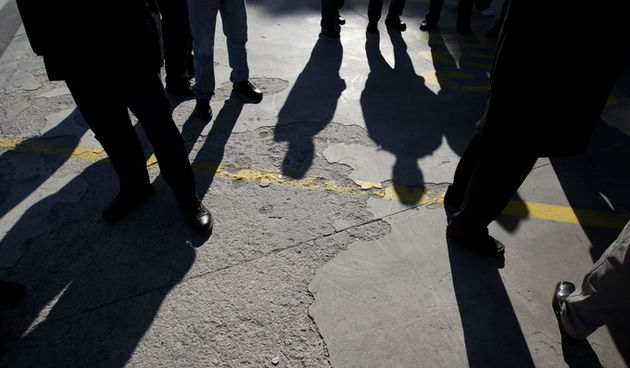 Zadar, 280213. 
Poluotok, Liburnska obala. Prosvjedni skup oko 80 bivsih zaposlenika Croatia Zadar Line-a. To je do sada najmasovniji prosvjedni skup bivsih zaposlenika i ujedno najdulji stecaj u Hrvatskoj.
Foto: Jure Miskovic / CROPIX