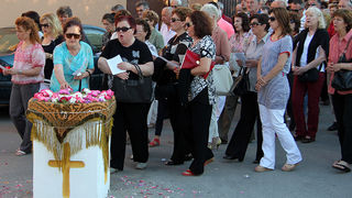 Arbanasi: Procesija povodom blagdana Tijelova 19. lipnja 2014.  foto: Bernard Kotlar