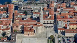 Zadar iz zraka, zračna panorama
