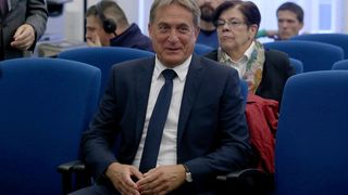 Na Zupanijskom sudu nastavljeno je sudjenje Ivi Sanaderu i drugima u aferi Fimi medije. Božidar Kalmeta Na Zupanijskom sudu nastavljeno je sudjenje Ivi Sanaderu i drugima u aferi Fimi medije. Božidar Kalmeta