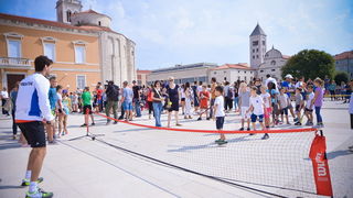 Davis Cup: Kids Day na zadarskom Forumu. Foto: Iva Perinčić