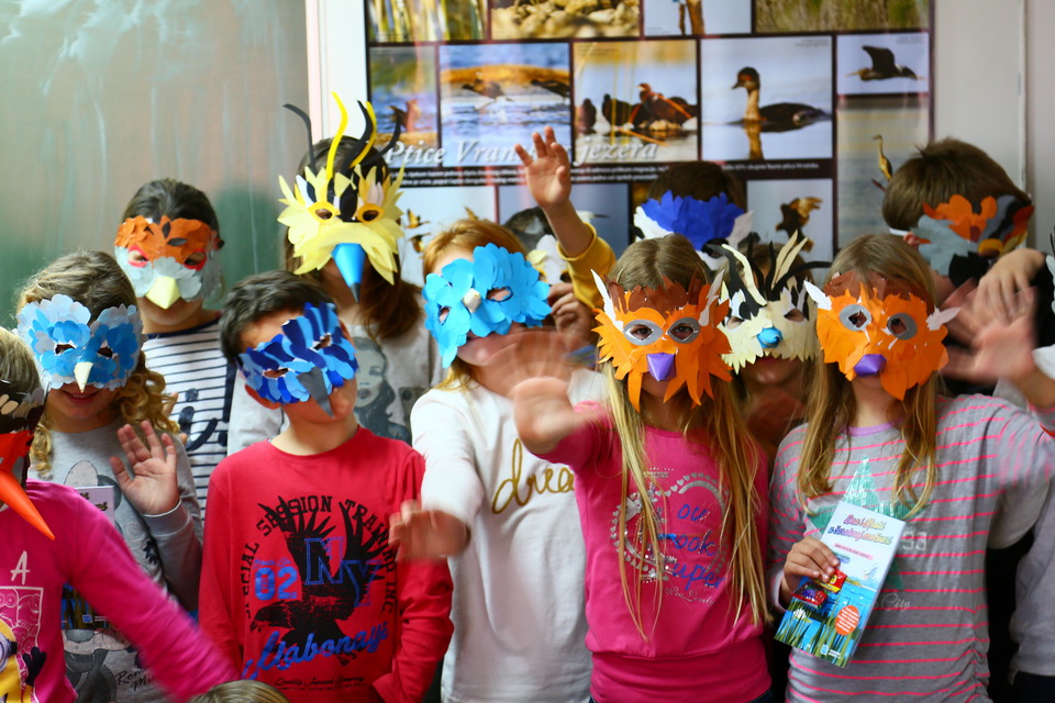 5. “Maskenbal ptica”, likovno-edukativna radionica u organizaciji Javne ustanove Park prirode Vransko jezero