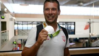 Hrvatski olimpijci svečano dočekani na Plesu. Sandra Perković, Šime Fantela, Igor Marenić, Tonči Stipanović. Photo: Dalibor Urukalovic/PIXSELL Hrvatski olimpijci svečano dočekani na Plesu. Sandra Perković, Šime Fantela, Igor Marenić, Tonči Stipanović. Photo: Dalibor Urukalovic/PIXSELL