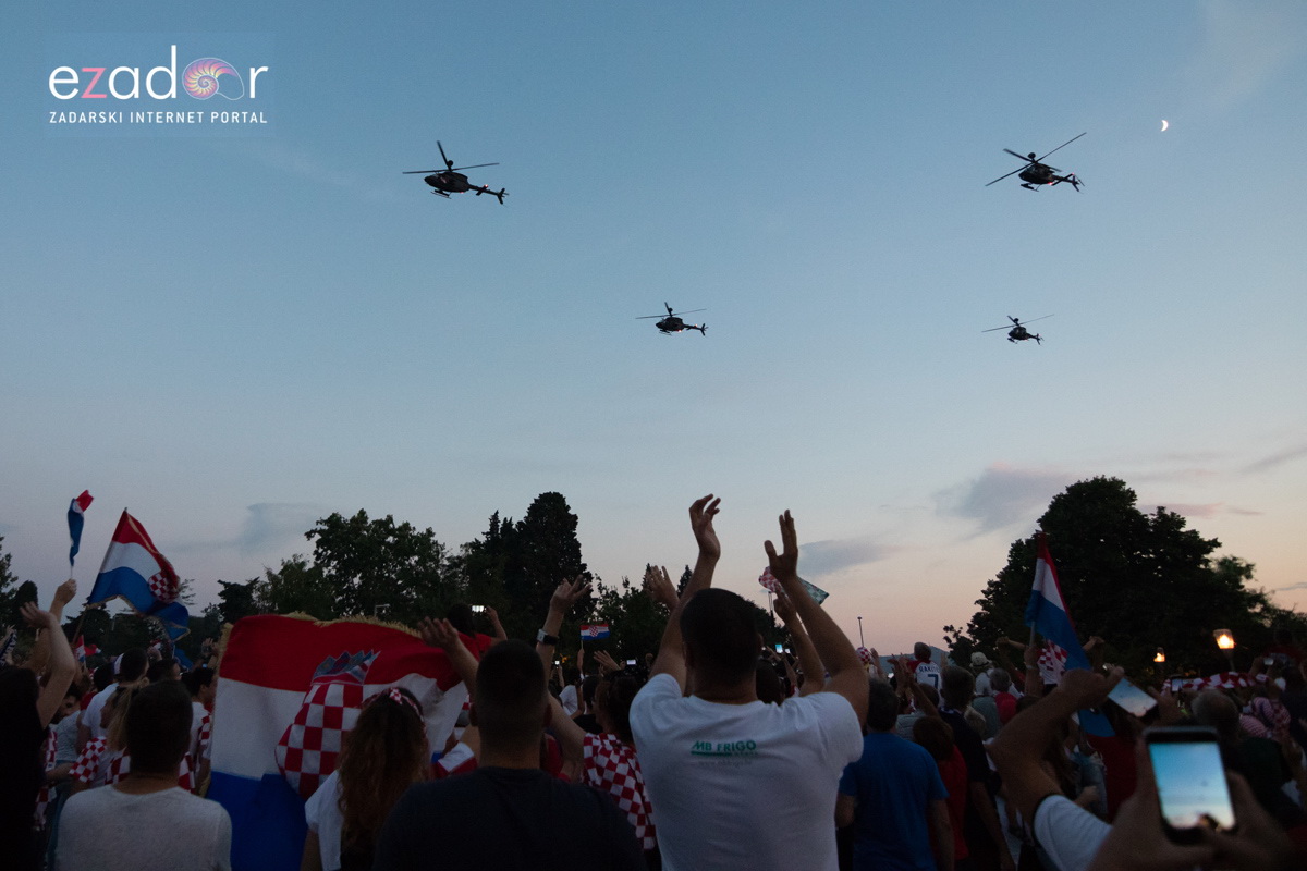 Veličanstven doček četvorice zadarskih Vatrenih