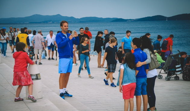 Škura bura na zadarskoj rivi 15. srpnja 2016.