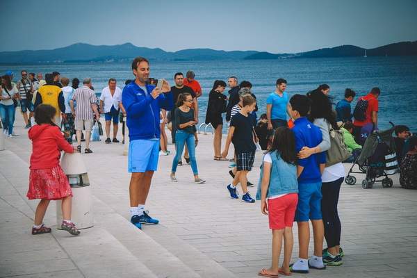 Škura bura na zadarskoj rivi 15. srpnja 2016.