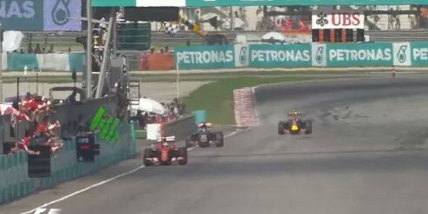 Vettel, Hamilton i Rosberg u cilju VN Malezije Vettel, Hamilton i Rosberg u cilju VN Malezije