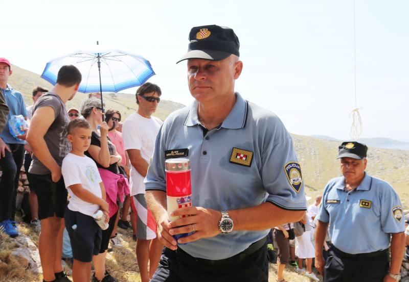 30.08.2015., Kornati – Na otoku Kornatu obiljezena je 8. obljetnica stradanja 12 vatrogasaca iz Sibenika, Vodica i Tisnog. Photo: Dusko Jaramaz/PIXSELL 30.08.2015., Kornati – Na otoku Kornatu obiljezena je 8. obljetnica stradanja 12 vatrogasaca iz Sibenika, Vodica i Tisnog. Photo: Dusko Jaramaz/PIXSELL