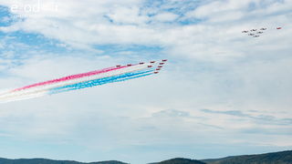 Krila Oluje i Red Arrows preletjeli iznad Zadarskog kanala