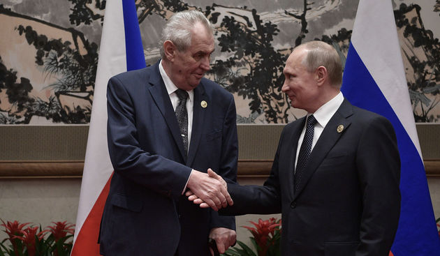 Vladimir Putin, Miloš Zeman