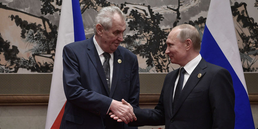 Vladimir Putin, Miloš Zeman