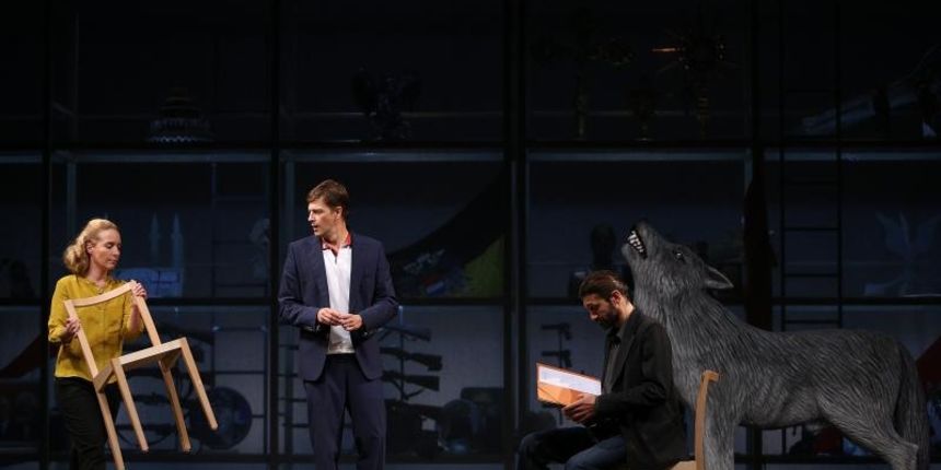 Zagreb – U kazalistu Gavella odrzana je proba prve ovosezonske premijere predstave Hrvatski bog Mars Miroslava Krleze u reziji slovenskog redatelja Sebastijana Horvata. Photo:Anto Magzan/PIXSELL