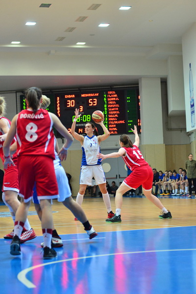 SC Višnjik, dvorana 3. Finale doigravanja za prvaka Hrvatske: ŽKK Zadar – ŽKK Medveščak 54-76 SC Višnjik, dvorana 3. Finale doigravanja za prvaka Hrvatske: ŽKK Zadar – ŽKK Medveščak 54-76