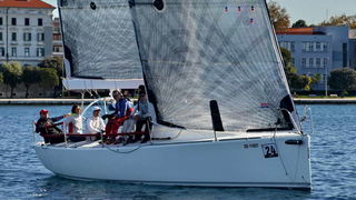 Zadarska Koka 2016. gledana s mora. Foto: Leonard Kvarantan Zadarska Koka 2016. gledana s mora. Foto: Leonard Kvarantan